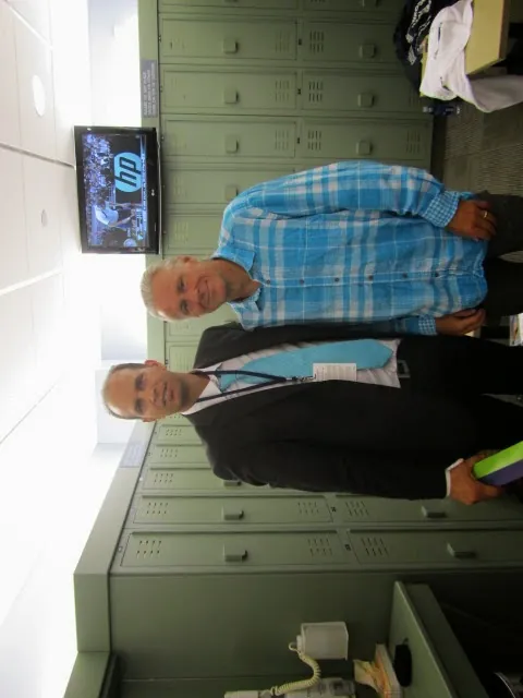 Björn Borg with Tamir Kfir